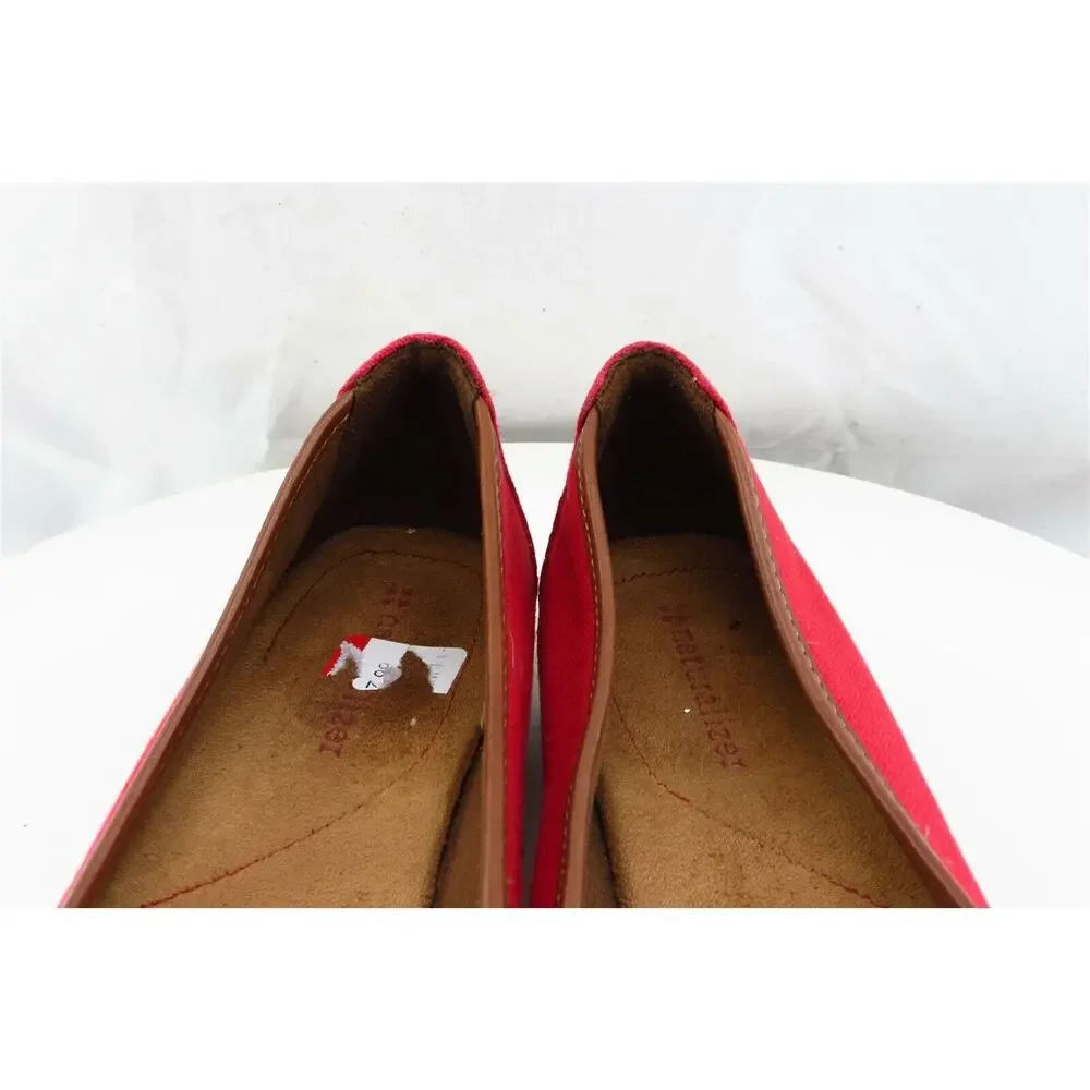 Naturalizer Size 7.5 M Red Loafer‎ Shoes Leather Women Kaylee